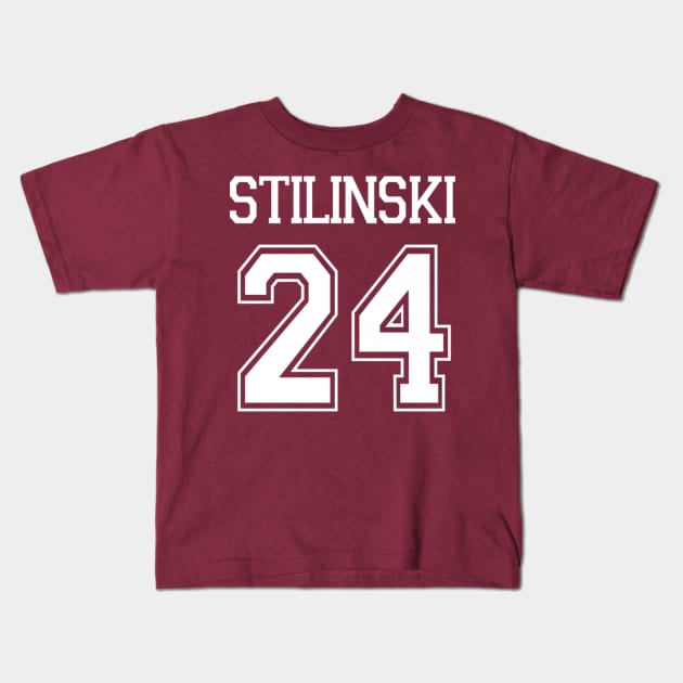 Stiles Stilinski - Lacrosse - 24 - Teen Wolf Kids T-Shirt by shellysom91